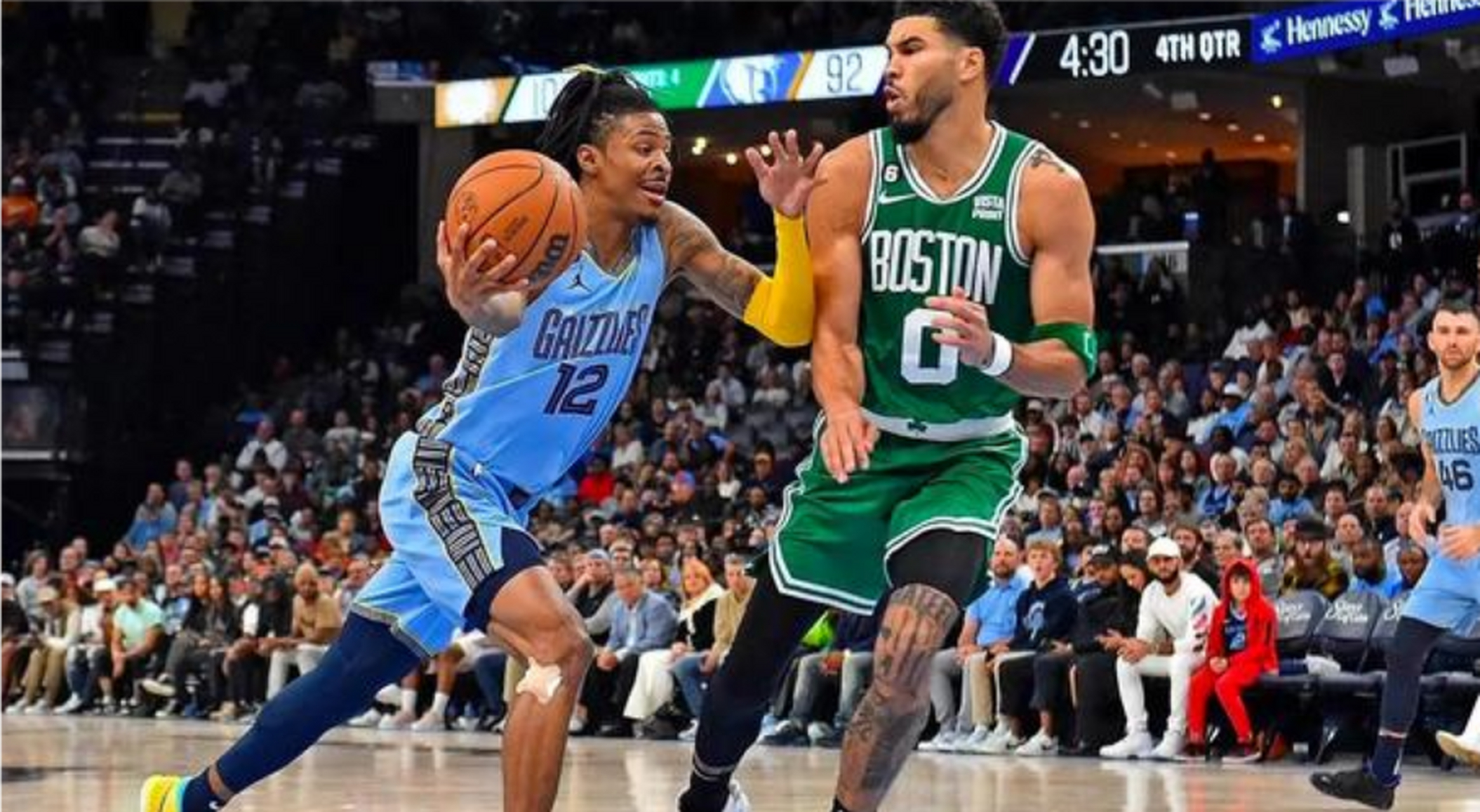 灰熊横扫辽宁队，塔图姆统治全场